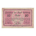 Banconote, Austria, Salzburg Sbg. Stadt, 10 Heller, Batiment, 1920, BB, Mehl:FS