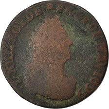 FRANCE, Liard de France au buste âgé, troisième type, Liard, 1699, Lille, KM #28