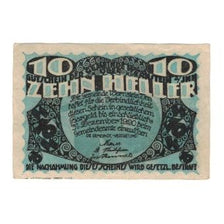 Banknote, Austria, Wernstein am Inn O.Ö. Gemeinde, 10 Heller, paysage, 1920