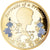 Regno Unito, medaglia, Portraits de la Princesse Diana, FDC, Rame dorato