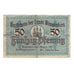 Biljet, Duitsland, Dinslaken Stadt, 50 Pfennig, personnage, 1920, 1920-08-01