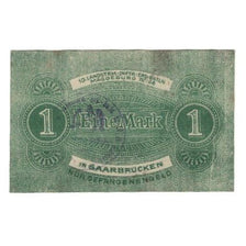 Nota, Alemanha, Saarbrücken Stadt, 1 Mark, valeur faciale, AU(50-53)