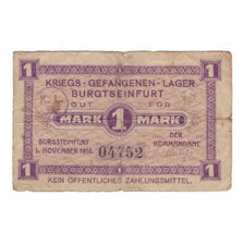 Banconote, Germania, Gefangenenlager Burgsteinfurt, 1 Mark, Texte, 1916