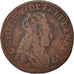 FRANCE, Liard de France au buste juvénile, deuxième type, Liard, 1657, Lyon, KM 