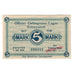 Banconote, Germania, Gefangenenlager Gütersloh, 5 Mark, Texte, 1916