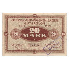 Banknote, Germany, Gefangenenlager Gütersloh, 20 Mark, Texte, 1916, 1916-07-01
