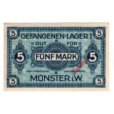 Geldschein, Deutschland, Gefangenenlager Münster i.W., 5 Mark, valeur faciale