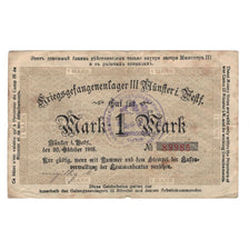 Banknote, Germany, Gefangenenlager Münster i.W., 1 Mark, Texte, 1916