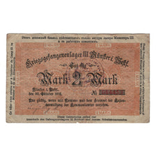 Banknote, Germany, Gefangenenlager Münster i.W., 2 Mark, Texte, 1916