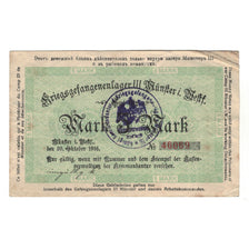 Banknote, Germany, Gefangenenlager Münster i.W., 5 Mark, Texte, 1916