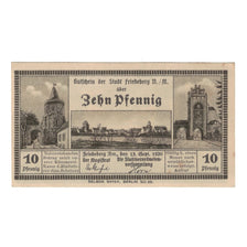 Banknote, Germany, Friedeberg N./M. Stadt, 10 Pfennig, Texte, 1920, 1920-09-13