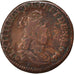 FRANCE, Liard de France au buste juvénile, deuxième type, Liard, 1656, Saint L, 
