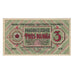 Billete, Letonia, Riga's Workers Deputies' Soviet, 3 Rubles, Texte, 1919, MBC