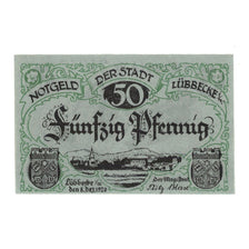Banknote, Germany, Lubbecke Stadt, 50 Pfennig, Batiment, 1920, 1920-12-08