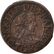 FRANCE, Double tournois, buste enfantin, Double Tournois, 1620, Poitiers, KM...