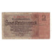 Billet, Allemagne, 2 Rentenmark, 1937, 1937-01-30, B+