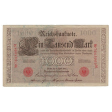 Banknote, Germany, 1000 Mark, 1910, 1910-04-21, AU(50-53)