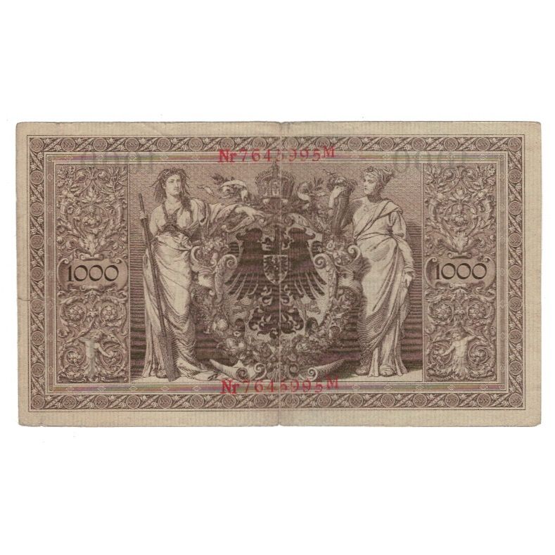 Banknote, Germany, 1000 Mark, 1910, 1910-04-21, AU(50-53)