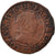 Coin, France, Louis XIII, Double tournois, buste juvénile au col fraisé