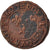 Monnaie, France, Louis XIII, Double tournois, buste juvénile au col fraisé
