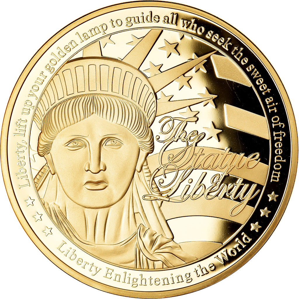 Verenigde Staten van Amerika, Medaille, Statue of Liberty, 125 Ans, 2011, FDC