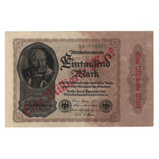 Banknote, Germany, 1 Milliarde Mark on 1000 Mark, 1922, 1922-12-15, AU(50-53)