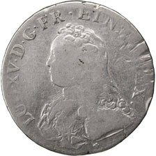 Coin, France, Louis XV, Écu aux branches d'olivier, Ecu, 1726, Bordeaux