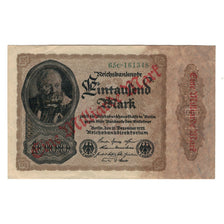Banknote, Germany, 1 Milliarde Mark on 1000 Mark, 1922, 1922-12-15, AU(50-53)