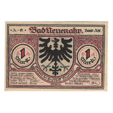 Banknote, Germany, Neuenahr, Bad Kurdirektion, 1 Mark, Batiment, 1922