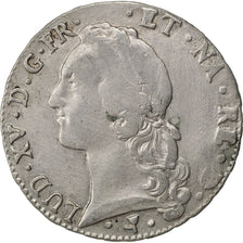 Francia, Louis XV, Écu de Béarn au bandeau, Ecu, 1762, Pau, MB+, Argento, K...