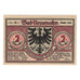 Biljet, Duitsland, Neuenahr, Bad Kurdirektion, 2 Mark, personnage, 1922