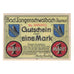 Banknote, Germany, Langenschwalbach Stadt, 1 Mark, personnage, 1922, 1922-03-31