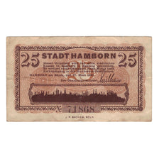 Banknote, Germany, Hamborn Stadt, 25 Pfennig, Blason, 1920, 1920-03-27