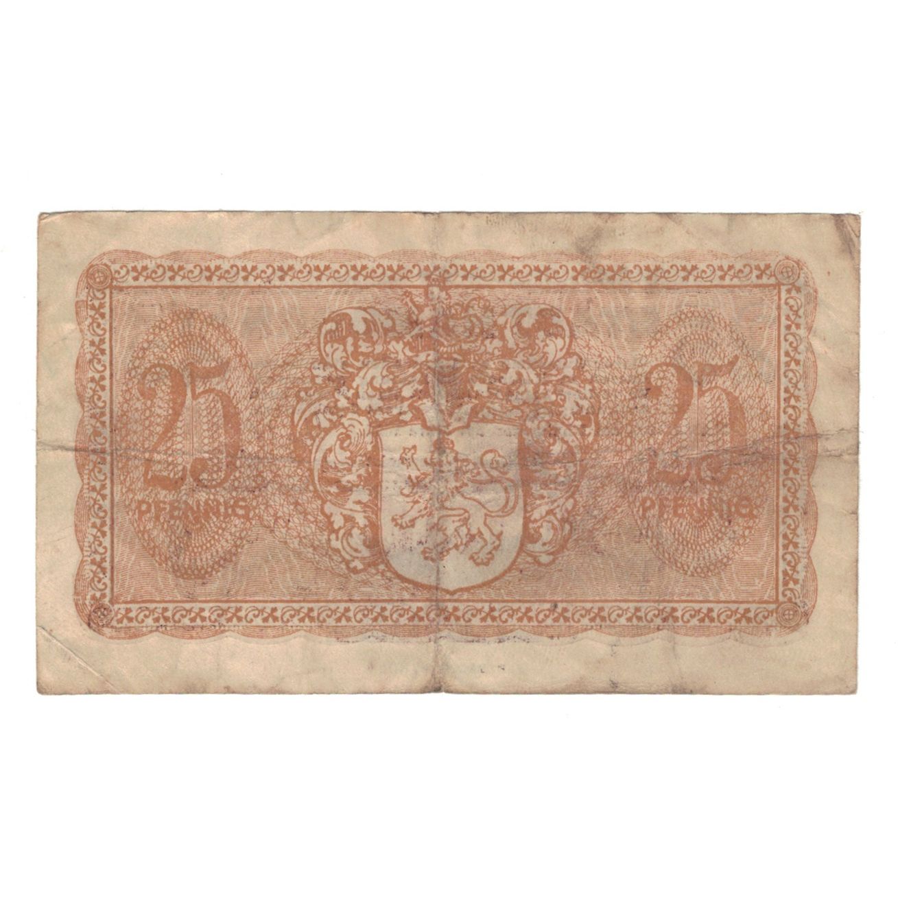 Banknote, Germany, Hamborn Stadt, 25 Pfennig, Blason, 1920, 1920-03-27