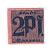 Banknote, Germany, Passau Stadt, 2 Pfennig, valeur faciale, AU(55-58), Mehl:P7.6