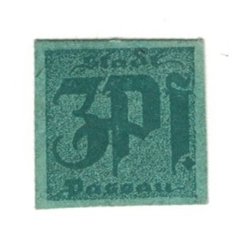 Geldschein, Deutschland, Passau Stadt, 3 Pfennig, valeur faciale, VZ, Mehl:P7.8