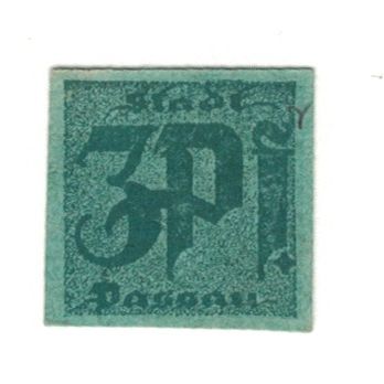 Geldschein, Deutschland, Passau Stadt, 3 Pfennig, valeur faciale, VZ, Mehl:P7.8