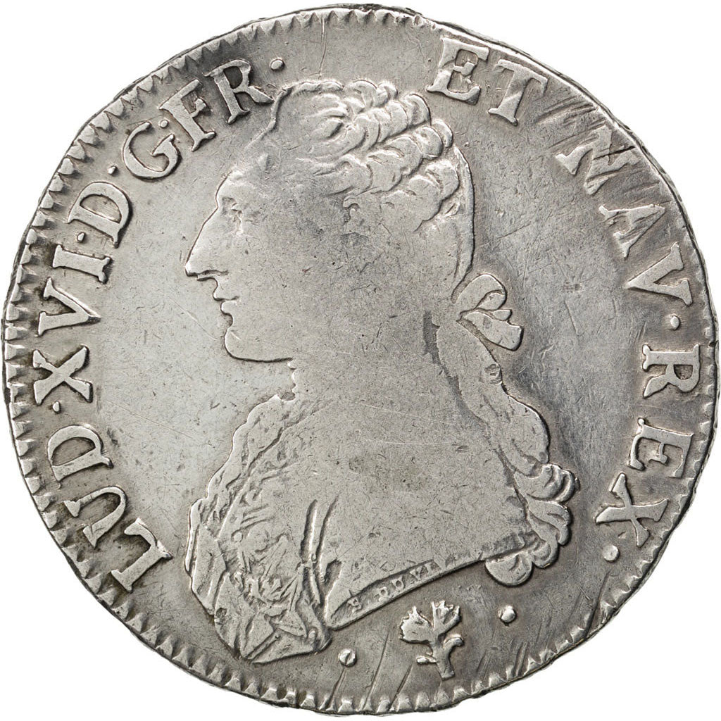 FRANCE, Écu aux branches d'olivier, ECU, 1785, Bayonne, KM #564.9, VF(30-35), ..