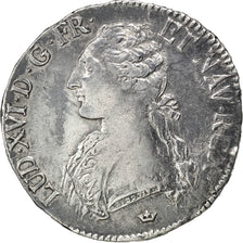 FRANCE, Écu aux branches d'olivier, ECU, 1780, Toulouse, KM #564.10, VF(30-35), 