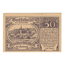 Banknote, Austria, Steinerkirchen am Innbach O.Ö. Gemeinde, 50 Heller, N.D