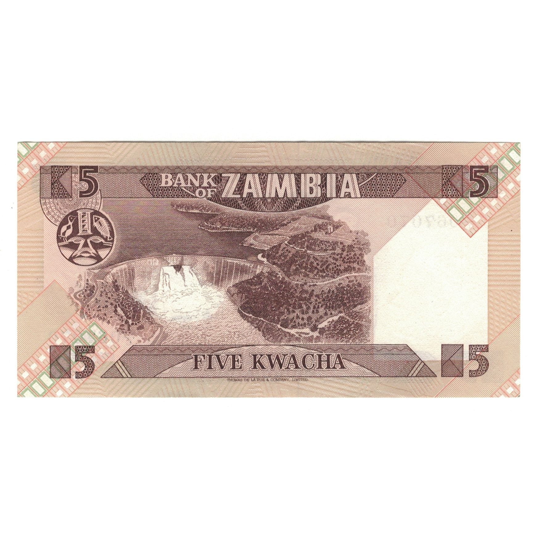 Banknote, Zambia, 5 Kwacha, Undated (1980-88), KM:25, UNC(65-70)