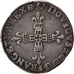 FRANCE, 1/4 Écu de Béarn, 1/4 ECU, 1612, Pau, KM #49.1, EF(40-45), Silver, Gadou
