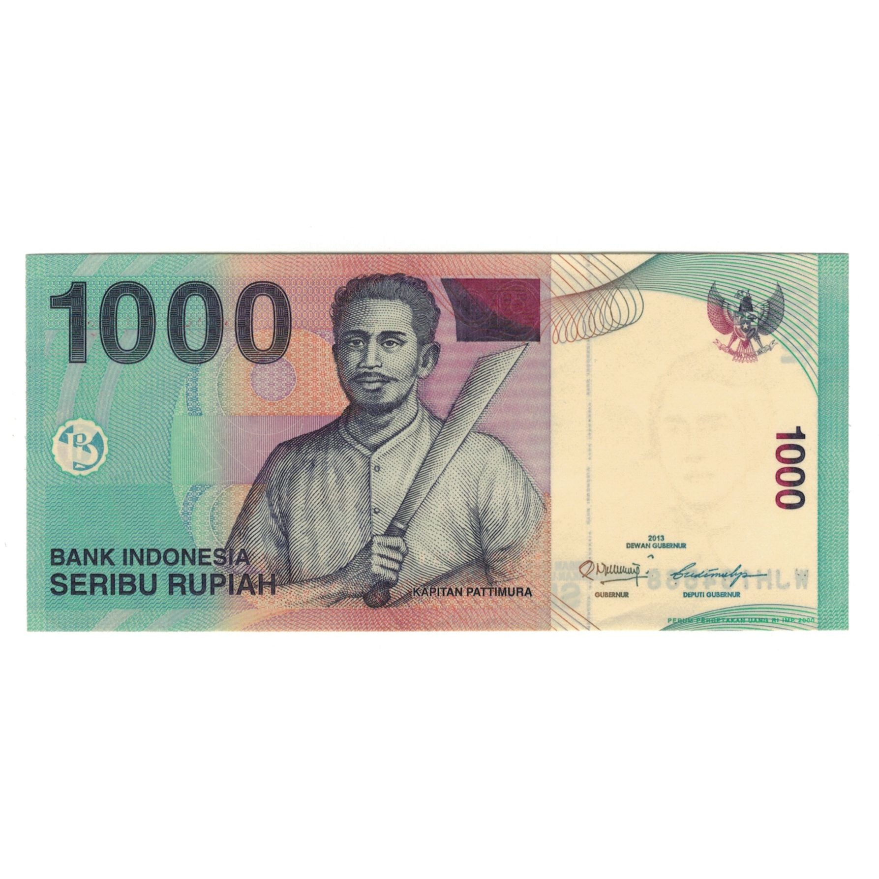 Billete, 1000 Rupiah, 2000-, Indonesia, 2013, KM:141, EBC