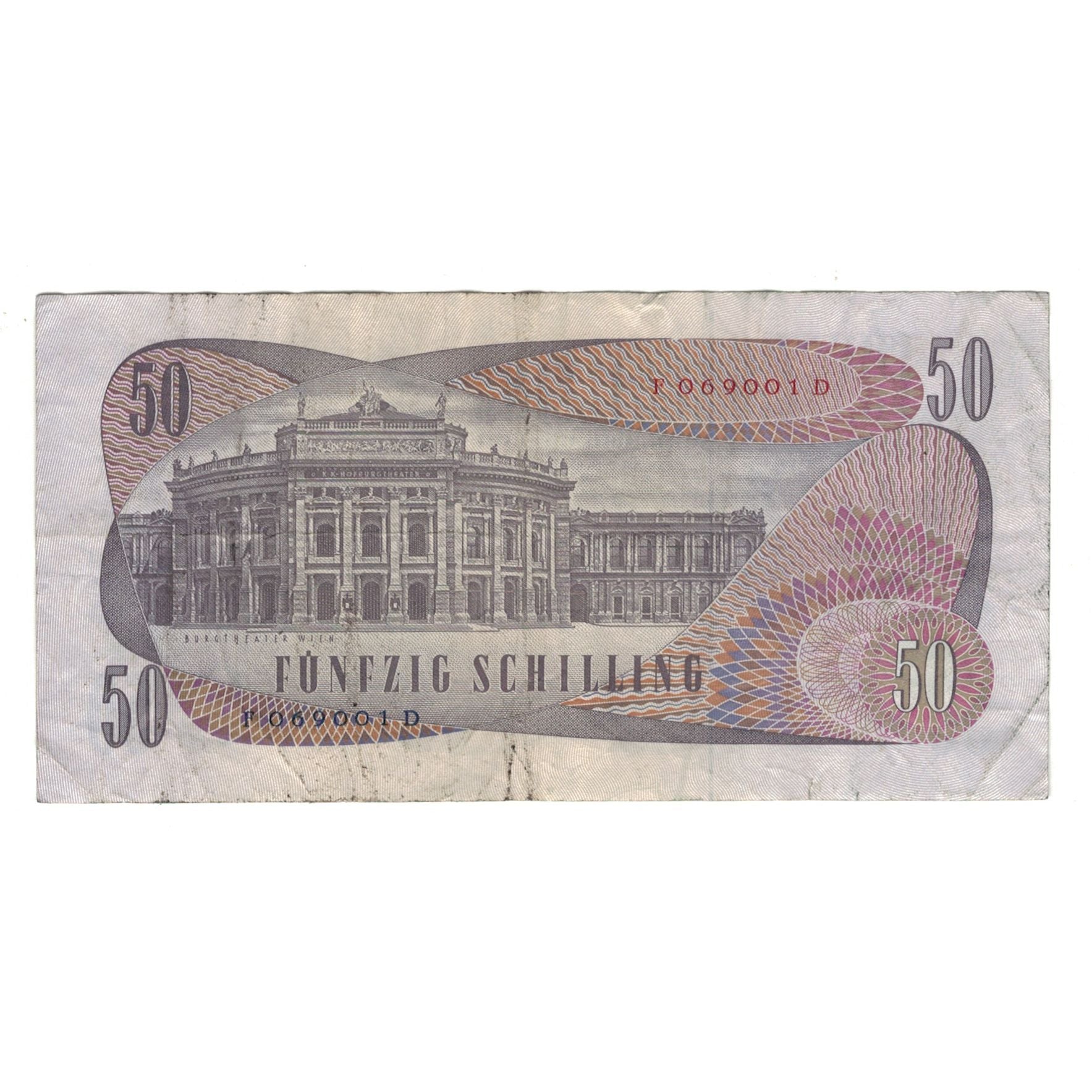Banknote, Austria, 50 Schilling, 1970 (1972), 1970-01-02, KM:143a, EF(40-45)