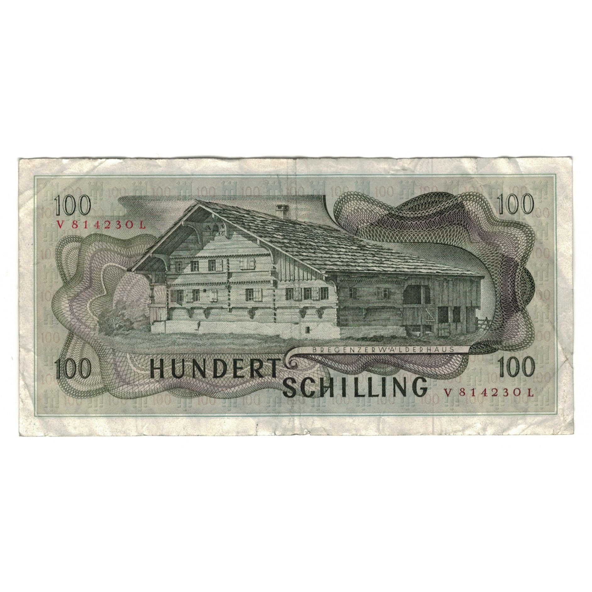 Billet, Autriche, 100 Schilling, 1969 (1970), 1969-01-02, KM:145a, TTB
