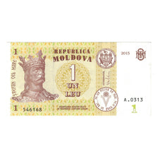 Banknote, Moldova, 1 Leu, 2015, AU(55-58)