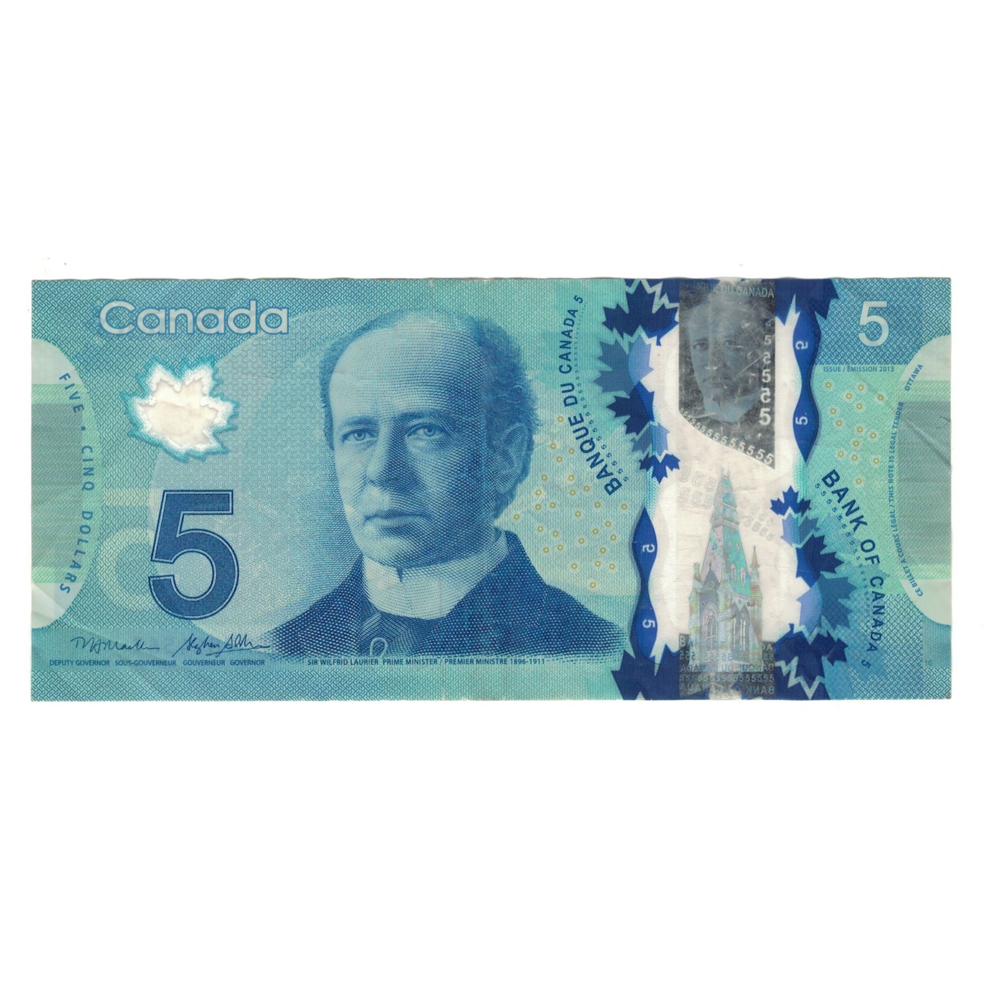 Biljet, Canada, 5 Dollars, 2013, TTB
