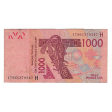 Banknote, West African States, 1000 Francs, 2003, VF(30-35)