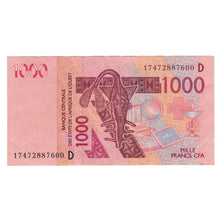 Banknote, West African States, 1000 Francs, 2003, AU(50-53)