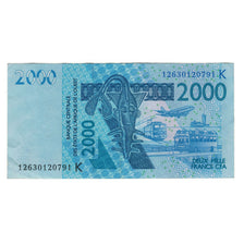 Banknote, West African States, 2000 Francs, 2003, AU(55-58)
